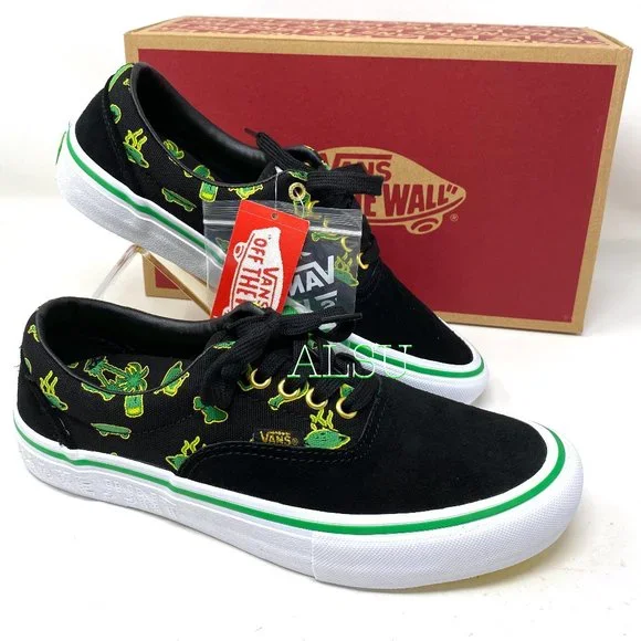 💖MEGA SALE💖VANS Era Pro Shake Junt Suede Canvas Black Women’s Size VN0A347LOV4 - Picture 2 of 9